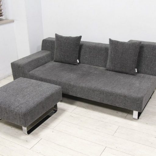 FLANNEL SOFA フランネルソファ 2.5人掛けソファ SIESTA シエスタ オットマン付